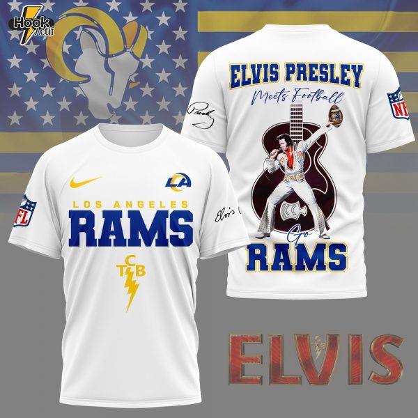 Los Angeles Rams | Premium NFL Elvis Presley Fan 3D Shirt NY
