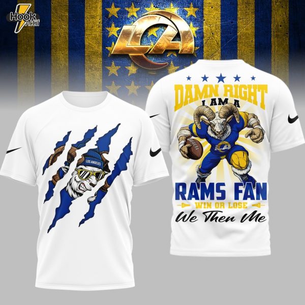 Los Angeles Rams | Premium NFL We Then Me 3D Shirt NY