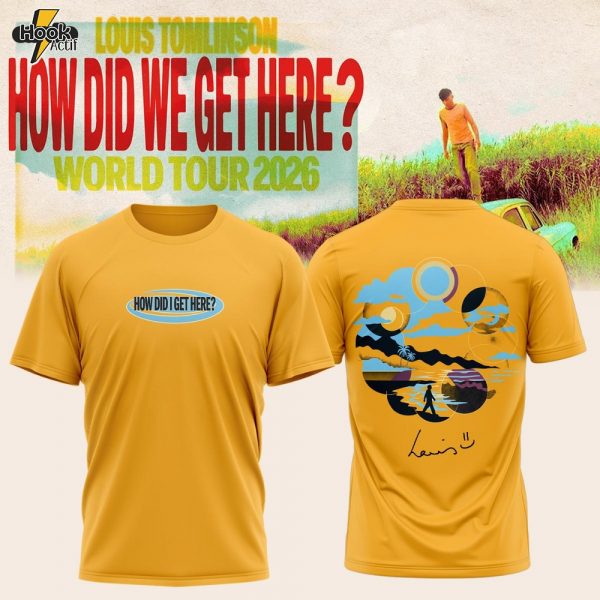 Louis Tomlinson "Lemonade" How Did We Get Here? Tour Shirt - Yellow