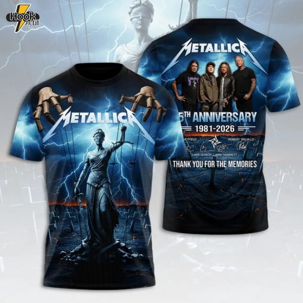 Metallica 3D Apparel