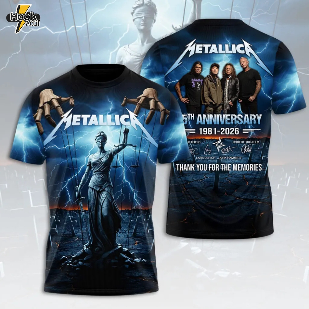Metallica 3D Apparel Metallica 3D Apparel