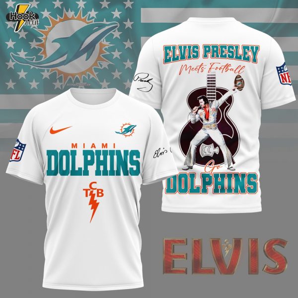 Miami Dolphins | Premium NFL Elvis Presley Fan 3D Shirt NY