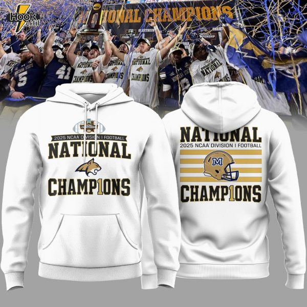 Montana State Bobcats 2025 National Champions Hoodie