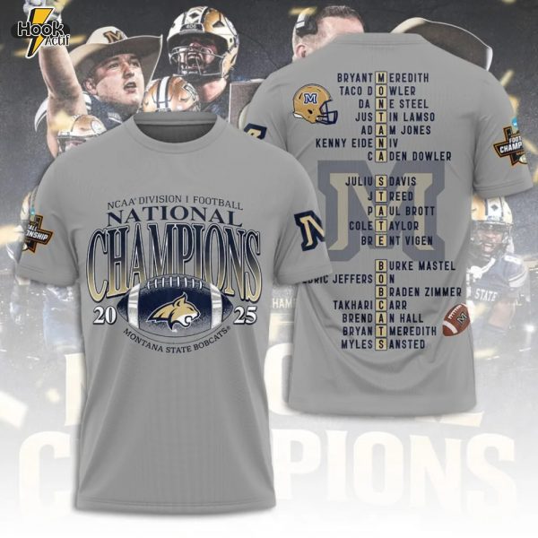 Montana State Bobcats Football 3D Apparel
