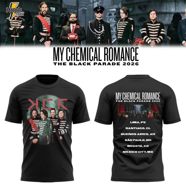 My Chemical Romance Black Parade 2026 Tour Limited Tee – Design 3