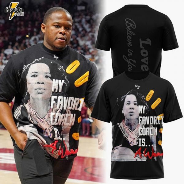 My favorite coach is a woman T-shirt