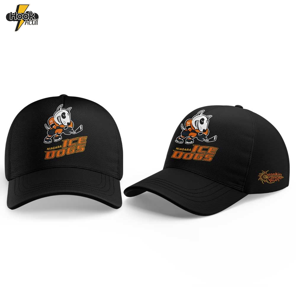 N IceDogs Cancer Care Programs Uniform Hockey Jersey Custom Name, Number N IceDogs Cancer Care Programs Uniform Hockey Jersey Custom Name, Number