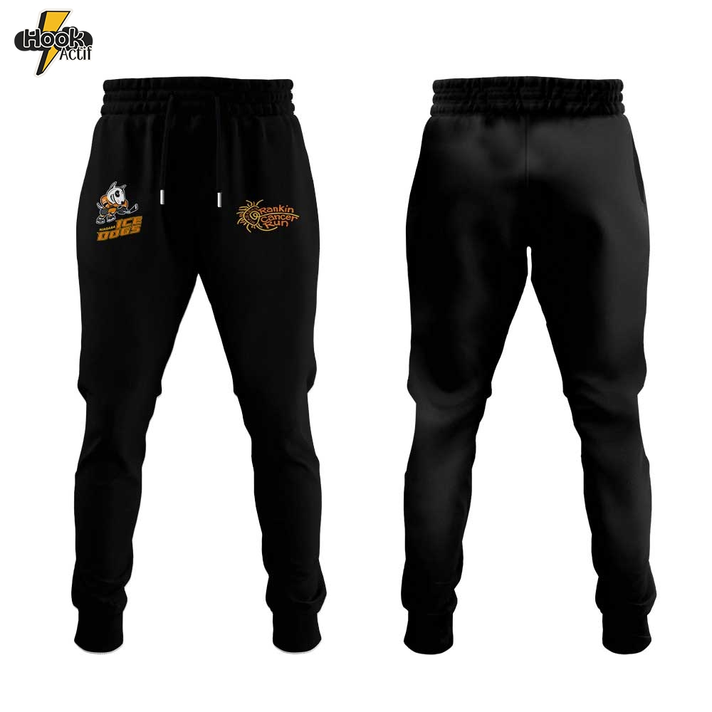 N IceDogs Cancer Care Programs Uniform Hockey Jersey Custom Name, Number N IceDogs Cancer Care Programs Uniform Hockey Jersey Custom Name, Number