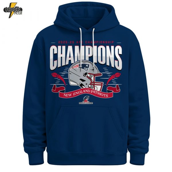 New England Patriots AFC Championship Hoodie – Buy Online at HookActif.com