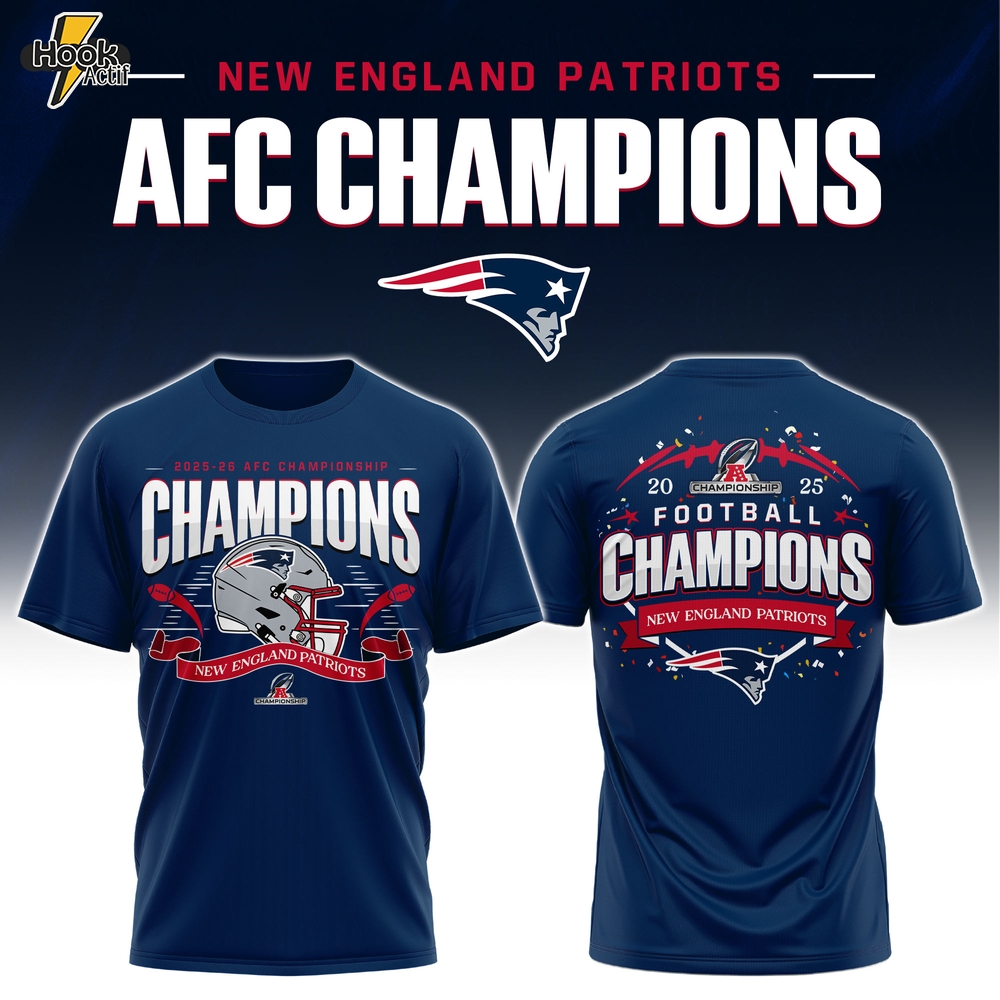 New England Patriots AFC Championship T-shirt New England Patriots AFC Championship T-shirt