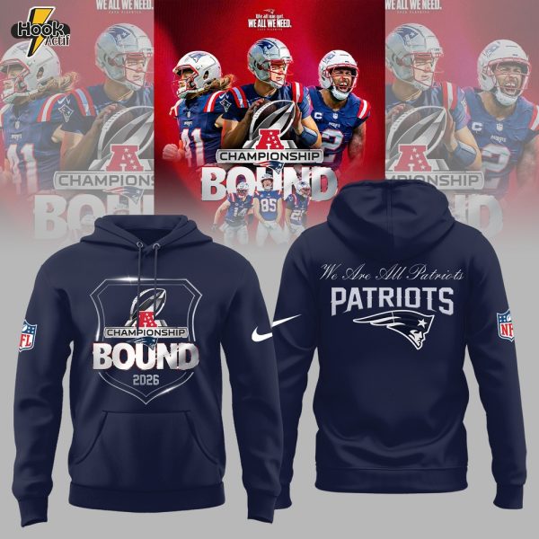 New England Patriots Championship BOUND Limited Edition Hoodie