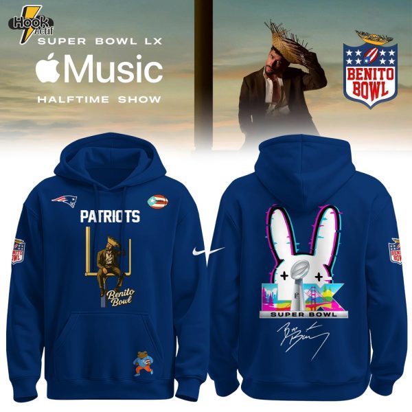 New England Patriots x Bad Bunny Super Bowl LX The Halftime Show Special Edition Hoodie