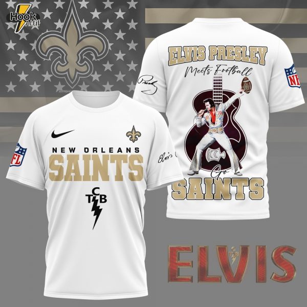 New Orleans Saints | Premium NFL Elvis Presley Fan 3D Shirt NY
