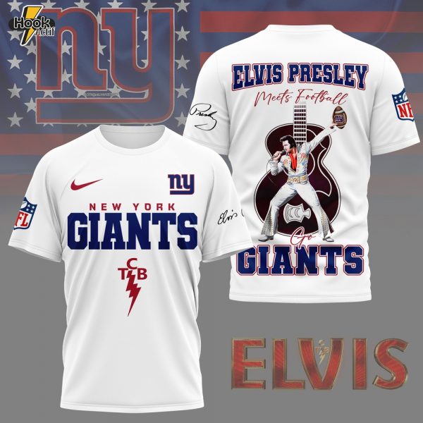 New York Giants | Premium NFL Elvis Presley Fan 3D Shirt NY