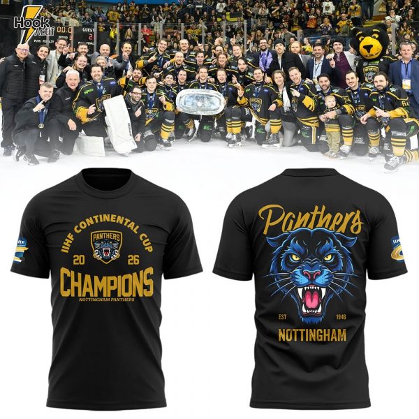 Nottingham Panthers 2026 Continental Champions Shirt