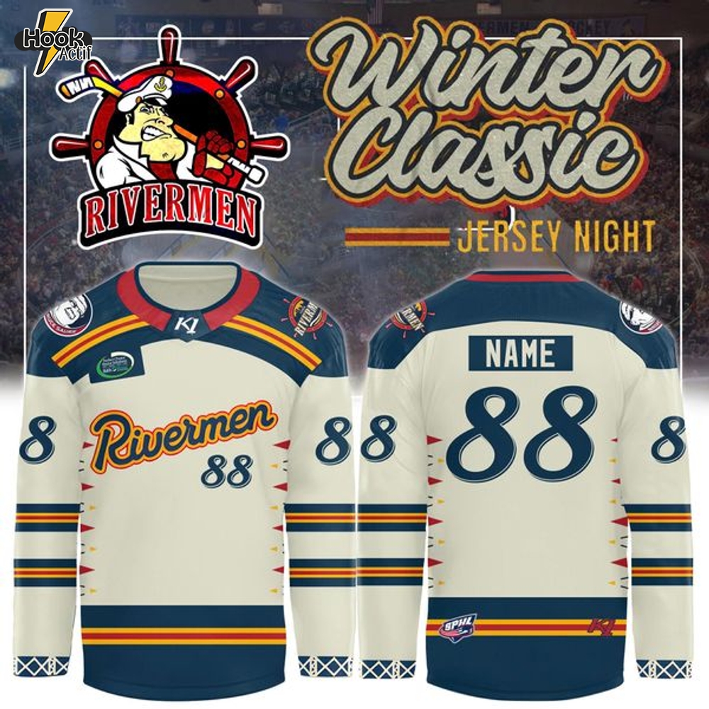 Official Peoria Rivermen Winter Classic Jersey Night Jersey(Updated Version) Official Peoria Rivermen Winter Classic Jersey Night Jersey(Updated Version)