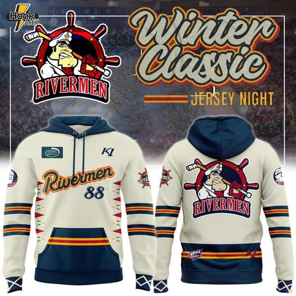 Official Peoria Rivermen Winter Classic Look Hoodie(Updated Version) Official Peoria Rivermen Winter Classic Look Hoodie(Updated Version)