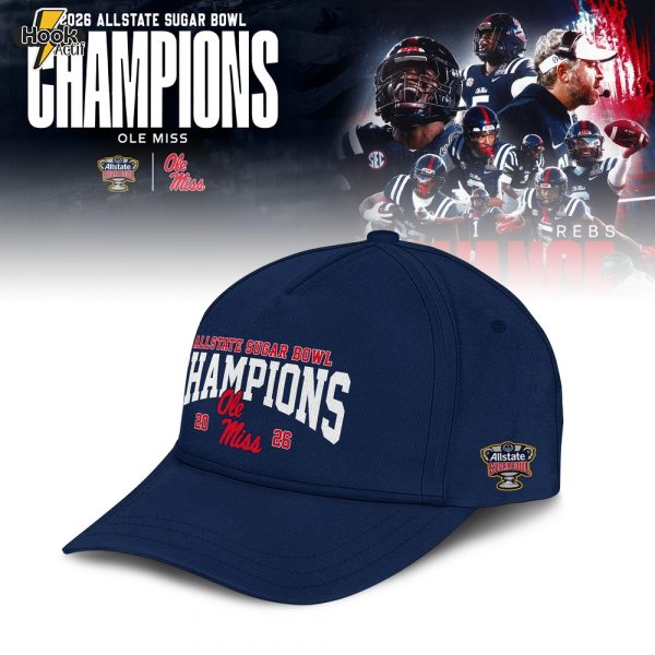 Ole Miss Rebels 2026 Sugar Bowl Champions Hoodie – Buy Online at HookActif.com