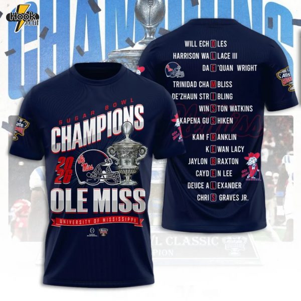 Ole Miss Rebels Football 3D Apparel