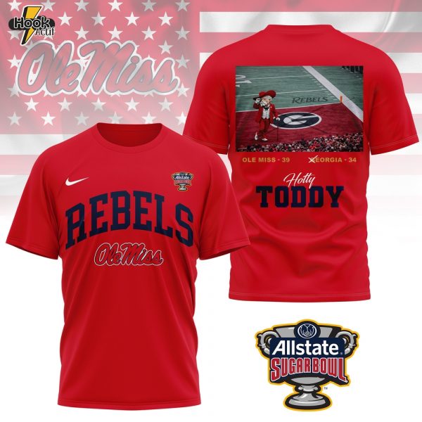 Ole Miss Rebels | Premium NCAA CFB Quarterfinal Game Winners 3D Shirt NY