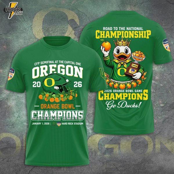 Oregon Ducks Football 3D Apparel