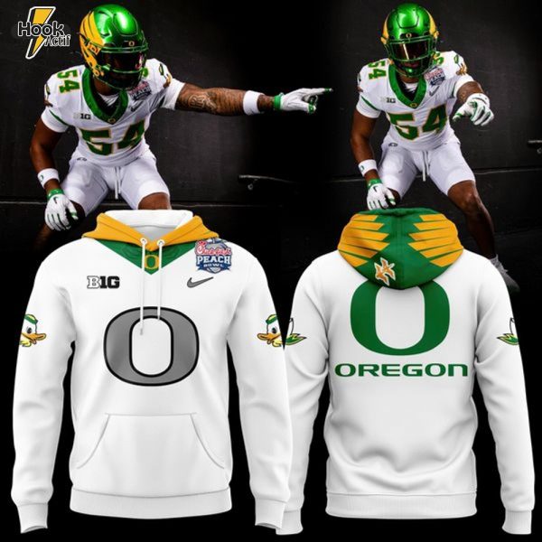 Oregon Ducks Football CFB Playoff Semifinal Uniform Hoodie(v1)