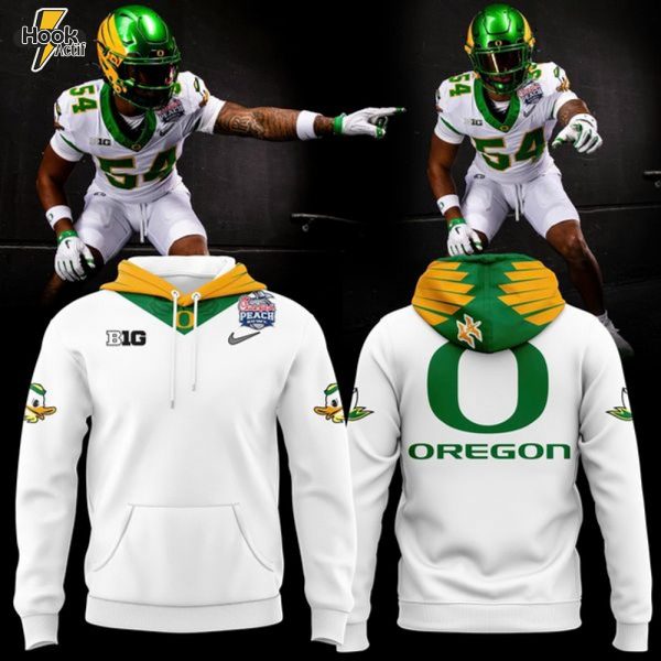 Oregon Ducks Football CFB Playoff Semifinal Uniform Hoodie(v2)
