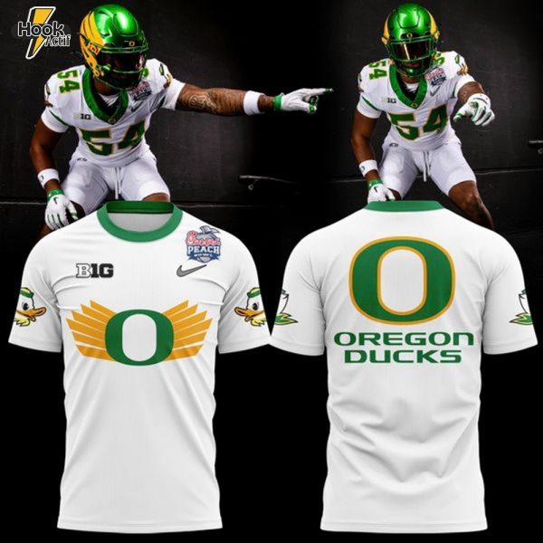 Oregon Ducks Football CFB Playoff Semifinal Uniform T-Shirt(v1)
