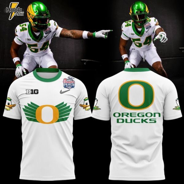 Oregon Ducks Football CFB Playoff Semifinal Uniform T-Shirt(v2)