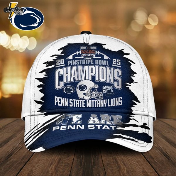 Penn State Nittany Lions | Premium NCAA Pinstripe Bowl Champions Classic Cap TD