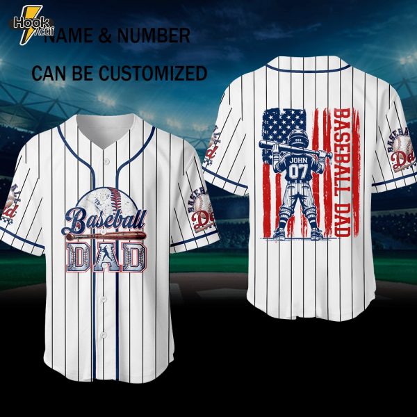 Personalized Baseball Dad Jersey