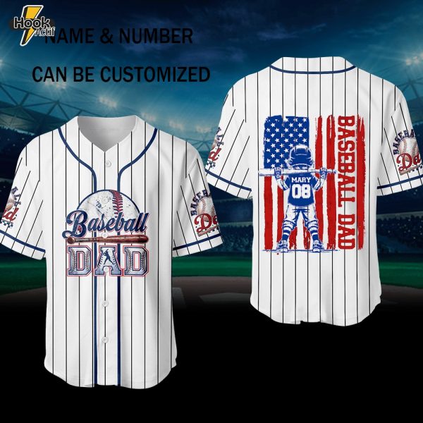 Personalized Baseball Dad Jersey – Buy Online at HookActif.com