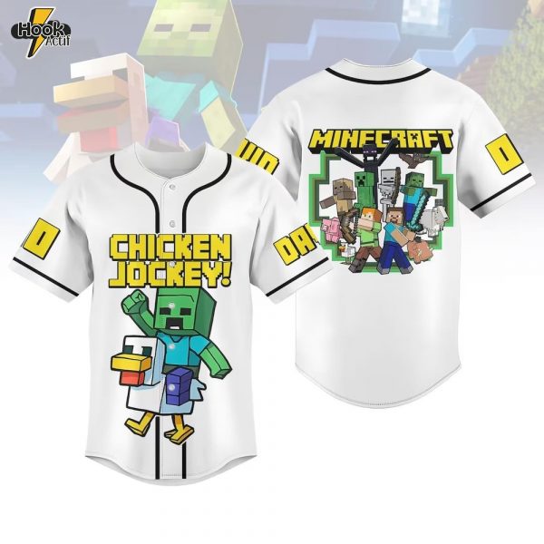 Personalized Chicken Jockey Baseball Jersey