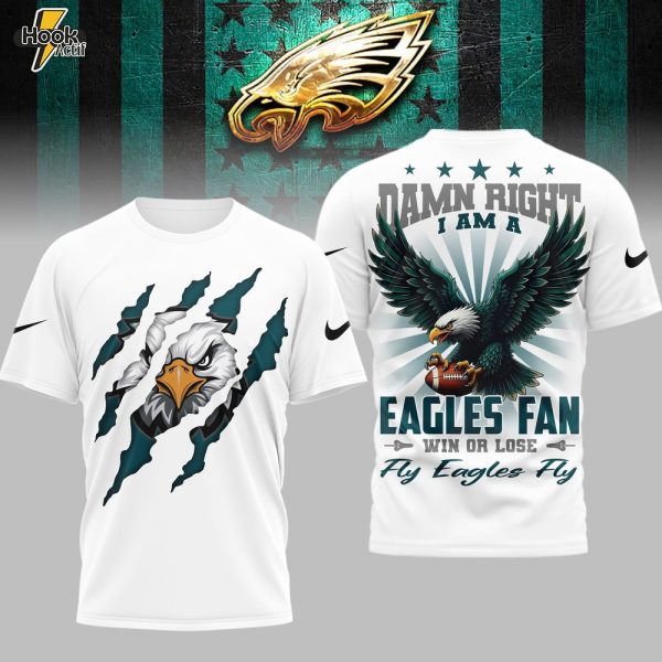 Philadelphia Eagles | Premium NFL Fly Eagles Fly 3D Shirt NY