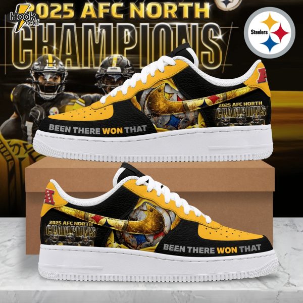 Pittsburgh Steelers 2025 AFC North Champions AF1 SNEAKER