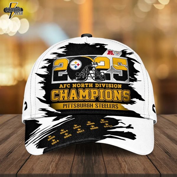Pittsburgh Steelers 2025 AFC North Champions Limited Edition Cap