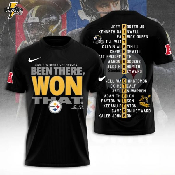 Pittsburgh Steelers 2025 AFC North Champions Limited Edition Shirt