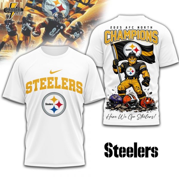 Pittsburgh Steelers | Premium NFL AFC North Champions 3D Shirt TD