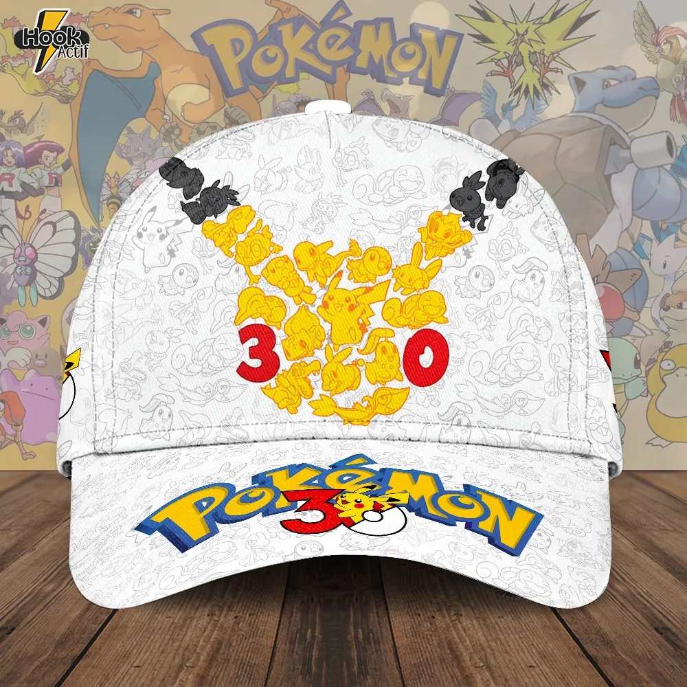 Pokemon 30th Anniversary Classic Cap Pokemon 30th Anniversary Classic Cap