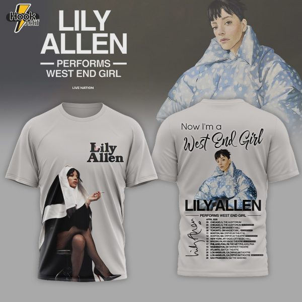 Premium Lily Allen Now i'm a west end girl 3D Shirt MM