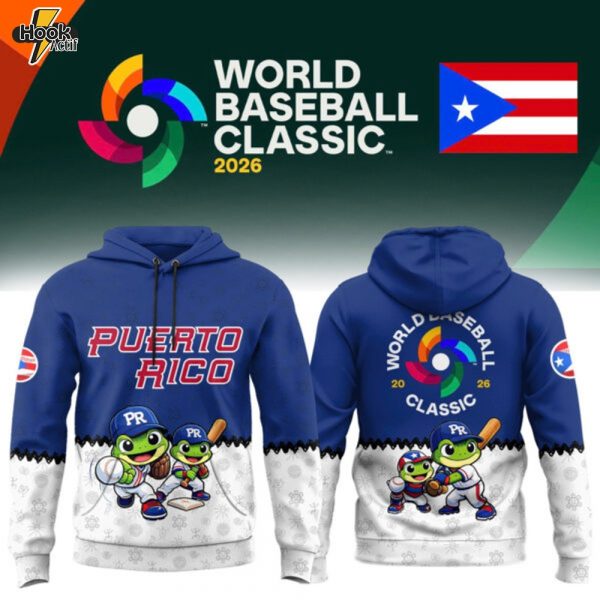Puerto Rico World Baseball Classic 2026 Edition Hoodie-3D Unisex Hoodie - Blue