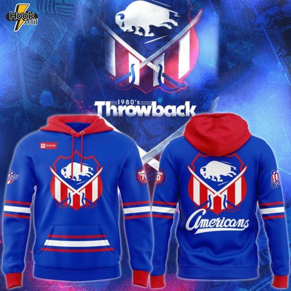 Rochester Americans 1980s Retro Night Limited Hoodie