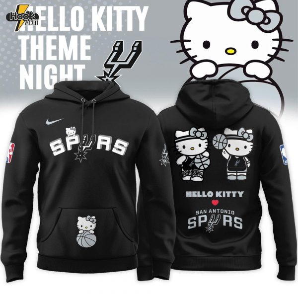 San Antonio Spurs x Hello Kitty Night 2026 Special Edition Hoodie