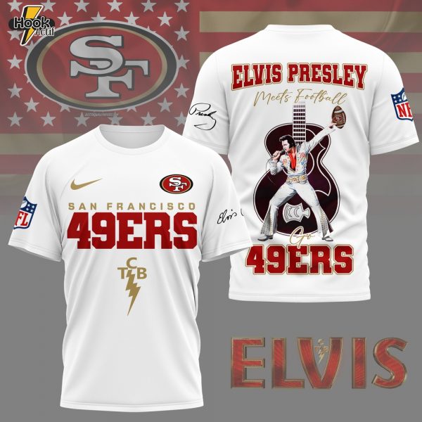 San Francisco 49ers | Premium NFL Elvis Presley Fan 3D Shirt NY