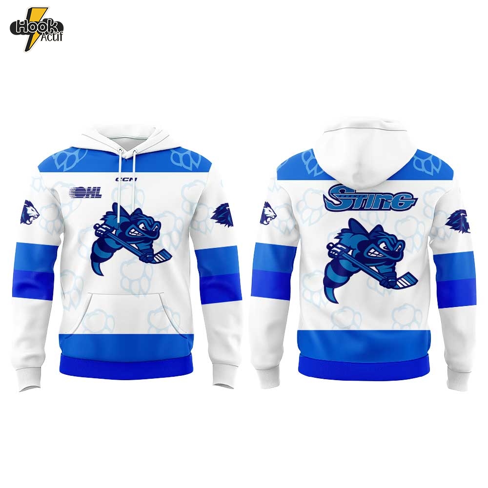 Sarnia Sting Lions night at the Hive Combo Hoodie Sarnia Sting Lions night at the Hive Combo Hoodie