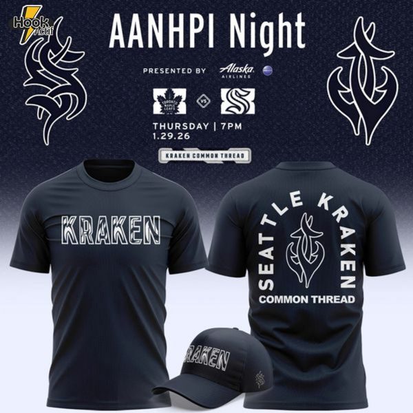 Seattle Kraken AANHPI Night 2026 Printed T-Shirt