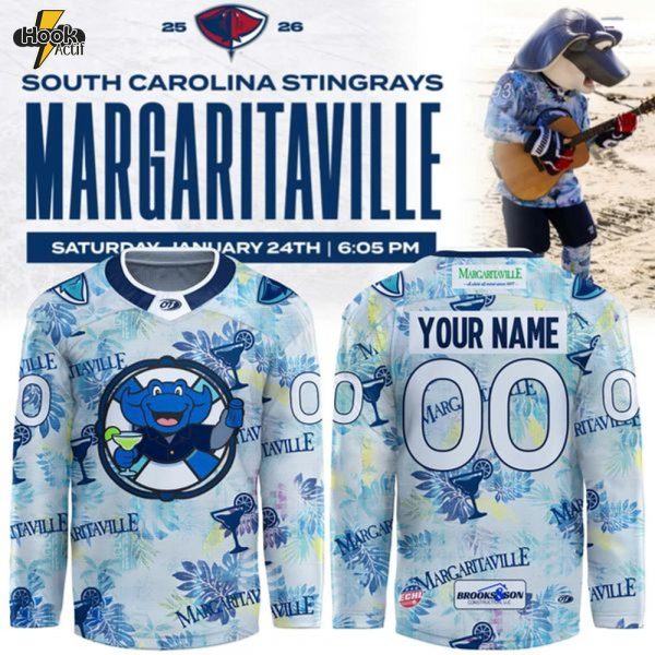 South Carolina Stingrays 2026 Margaritaville™ Night Jersey