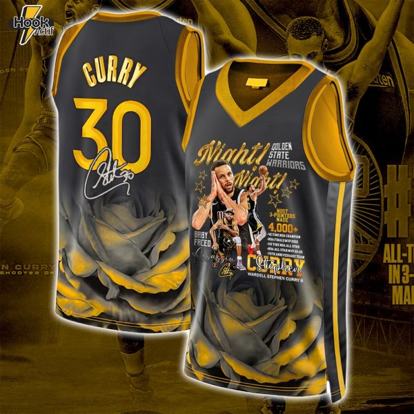 Stephen Curry Black Golden State Warriors Swingman Badge Player Jersey - City Edition