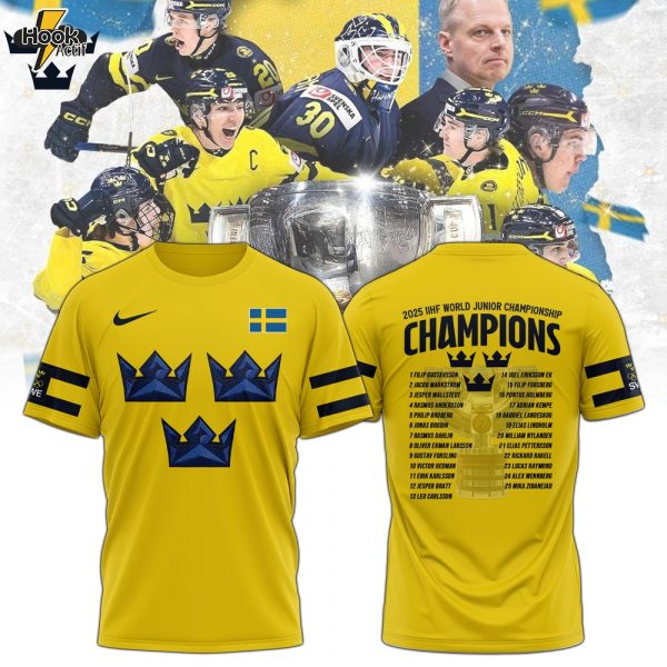 Sweden Hockey Special IIHF World Juniors Championship Limited Edition T.shirt