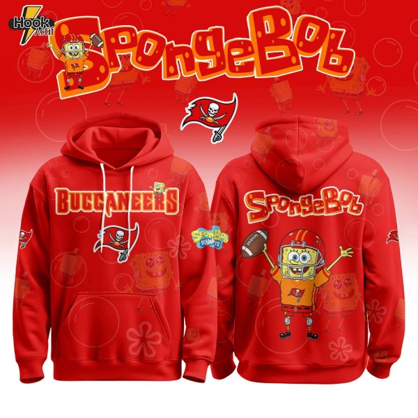 Tampa Bay Buccaneers Football SpongeBob Hoodie Cutest Drop of the Year 2025 Limited Edition-3D Unisex Hoodie